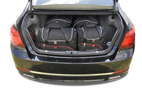 BMW 7 Serie 2008-2015 Reistassen Set 4-delig Kofferbak Weekendtassen Auto Op Maat Gemaakt Car Bags