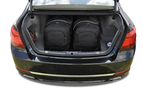 BMW 7 Serie 2008-2015 Reistassen Set 4-delig Kofferbak Weekendtassen Auto Op Maat Gemaakt Car Bags