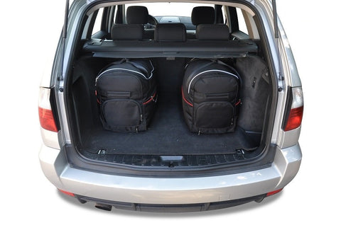 BMW X3 2003-2010 Reistassen Set 5-delig Kofferbak Trunk Weekendtassen Auto Op Maat Gemaakt Car Bags