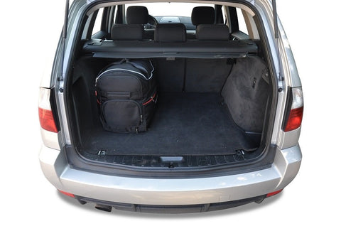 BMW X3 2003-2010 Reistassen Set 5-delig Kofferbak Trunk Weekendtassen Auto Op Maat Gemaakt Car Bags