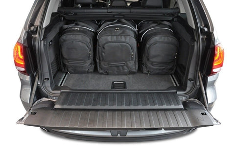 BMW X5 2013-2018 Reistassen Set 5-delig Kofferbak Trunk Weekendtassen Auto Op Maat Gemaakt Car Bags