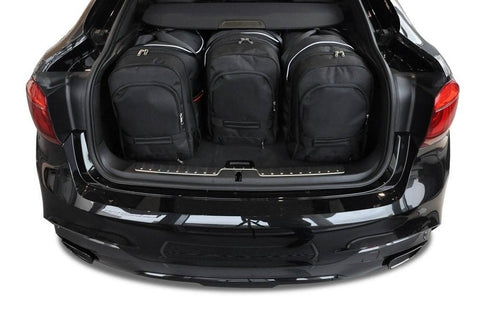 BMW X6 2014-2019 Reistassen Set 4-delig Kofferbak Trunk Weekendtassen Auto Op Maat Gemaakt Car Bags