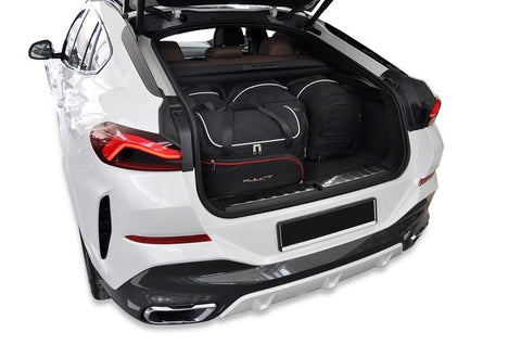 BMW X6 2019+ Reistassen Set 5-delig Kofferbak Trunk Weekendtassen Auto Op Maat Gemaakt Car Bags