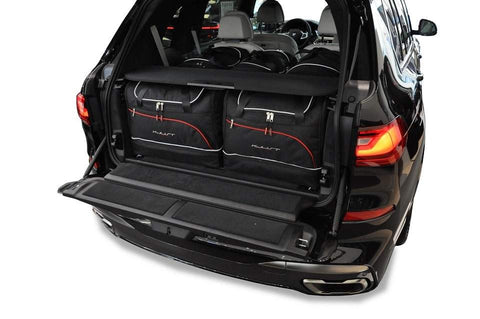 BMW X7 2019+ Reistassen Set 5-delig Kofferbak Trunk Weekendtassen Auto Op Maat Gemaakt Car Bags