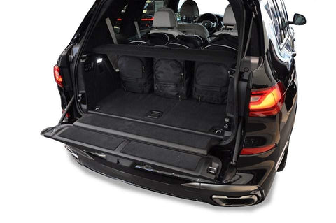 BMW X7 2019+ Reistassen Set 5-delig Kofferbak Trunk Weekendtassen Auto Op Maat Gemaakt Car Bags