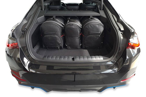 🧳 Op maat gemaakte 5-delige Reistassen Set voor BMW i4 GRAN COUPE 2021+ met 2 trolleys, 3 handbagagetassen, 30% extra bagageruimte. Zorgeloos reizen, gratis verzending NL & BE! 🚗✈️