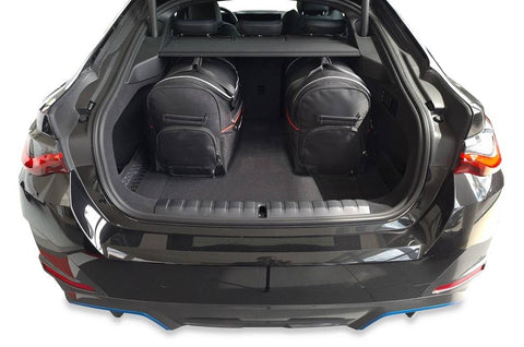 🧳 Op maat gemaakte 5-delige Reistassen Set voor BMW i4 GRAN COUPE 2021+ met 2 trolleys, 3 handbagagetassen, 30% extra bagageruimte. Zorgeloos reizen, gratis verzending NL & BE! 🚗✈️