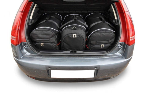 Citroën C4 Hatchback 2004-2010 Reistassen Set 3-delig Kofferbak Trunk Weekendtassen Auto Car Bags