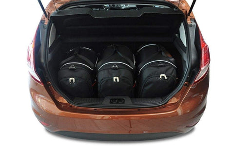 Ford Fiesta 2012-2017 Reistassen Set 3-delig Kofferbak Weekendtassen Auto Op Maat Gemaakt Car Bags