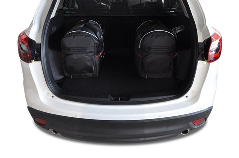 Mazda CX-5 2011-2017 Reistassen Set 5-delig Kofferbak Weekendtassen Auto Op Maat Gemaakt Car Bags