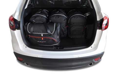Mazda CX-5 2011-2017 Reistassen Set 5-delig Kofferbak Weekendtassen Auto Op Maat Gemaakt Car Bags