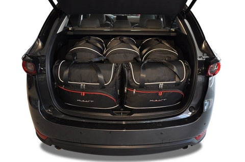 Mazda CX-5 2017+ Reistassen Set 5-delig Kofferbak Trunk Weekendtassen Auto Op Maat Gemaakt Car Bags