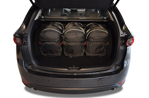 Mazda CX-5 2017+ Reistassen Set 5-delig Kofferbak Trunk Weekendtassen Auto Op Maat Gemaakt Car Bags