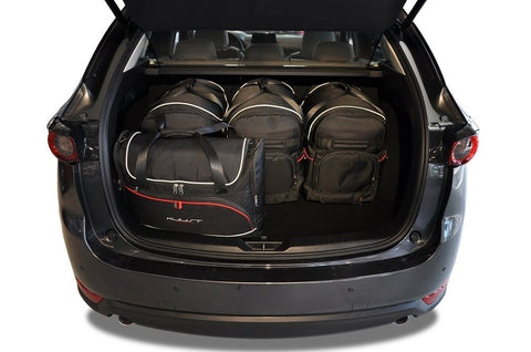 Mazda CX-5 2017+ Reistassen Set 5-delig Kofferbak Trunk Weekendtassen Auto Op Maat Gemaakt Car Bags