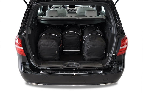 Mercedes-Benz B-Klasse 2011-2018 Reistassen Set 4-delig Kofferbak Auto Op Maat Gemaakt  Car Bags