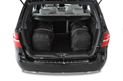 Mercedes-Benz B-Klasse 2011-2018 Reistassen Set 4-delig Kofferbak Auto Op Maat Gemaakt  Car Bags
