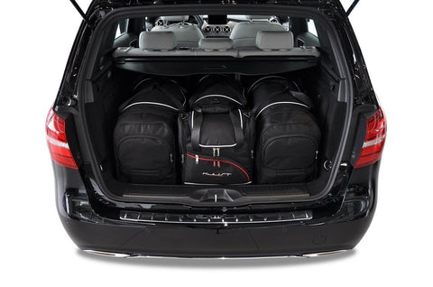 Mercedes-Benz B-Klasse 2011-2018 Reistassen Set 4-delig Kofferbak Auto Op Maat Gemaakt  Car Bags