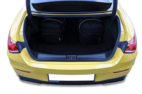 Mercedes-Benz CLA Coupé 2019+ Reistassen Set 5-delig Kofferbak Trunk Auto Op Maat Gemaakt Car Bags