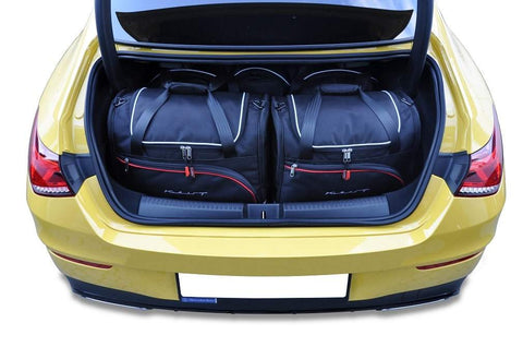 Mercedes-Benz CLA Coupé 2019+ Reistassen Set 5-delig Kofferbak Trunk Auto Op Maat Gemaakt Car Bags