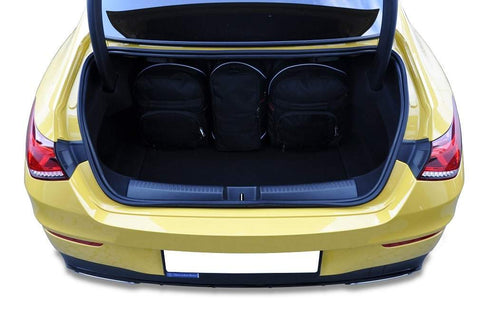 Mercedes-Benz CLA Coupé 2019+ Reistassen Set 5-delig Kofferbak Trunk Auto Op Maat Gemaakt Car Bags