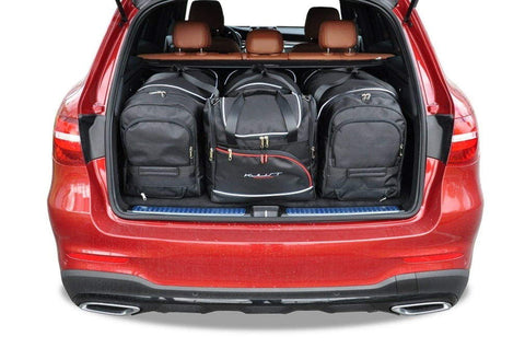 Mercedes-Benz GLC 2015+ Reistassen Set 4-delig Trunk Weekendtassen Auto Op Maat Gemaakt Car Bags