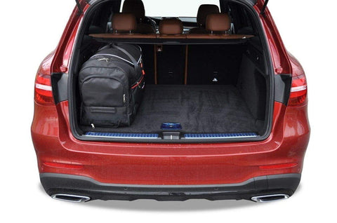 Mercedes-Benz GLC 2015+ Reistassen Set 4-delig Trunk Weekendtassen Auto Op Maat Gemaakt Car Bags