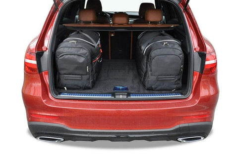 Mercedes-Benz GLC 2015+ Reistassen Set 4-delig Trunk Weekendtassen Auto Op Maat Gemaakt Car Bags