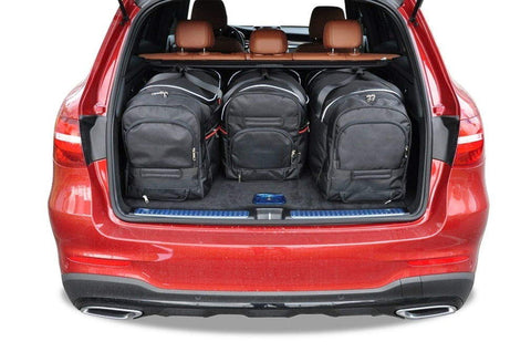 Mercedes-Benz GLC 2015+ Reistassen Set 4-delig Trunk Weekendtassen Auto Op Maat Gemaakt Car Bags