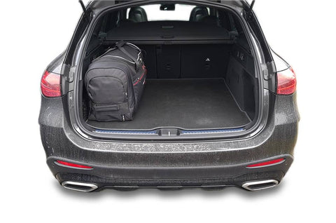 Op maat gemaakte 4-delige Reistassen Set voor MERCEDES-BENZ GLC 2022+ (PHEV/MHEV), 30% meer bagageruimte, 3 jaar garantie. Ultiem reisgemak en comfort.