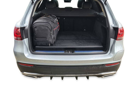 4-delige op maat gemaakte Reistassen Set voor MERCEDES-BENZ GLC PHEV 2019-2022, met 2 weekendtassen/trolleys, 1 sporttas en 1 handbagagetas, voor 30% meer bagageruimte en zorgeloos reizen. 