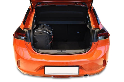 Opel Corsa 2019+ Reistassen Set 3-delig Kofferbak Trunk Weekendtassen Auto Op Maat Gemaakt Car Bags