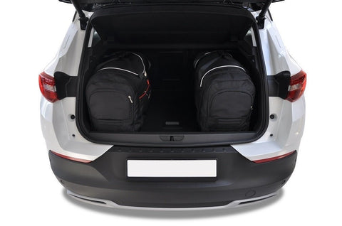 Opel Grandland X 2017+ Reistassen Set 4-delig Kofferbak Weekendtassen Auto Op Maat Gemaakt Car Bags