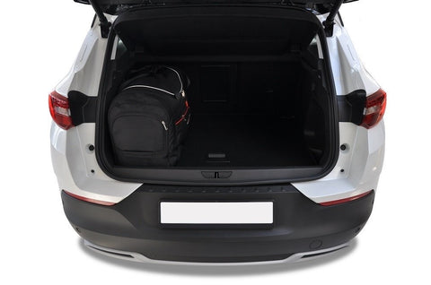 Opel Grandland X 2017+ Reistassen Set 4-delig Kofferbak Weekendtassen Auto Op Maat Gemaakt Car Bags