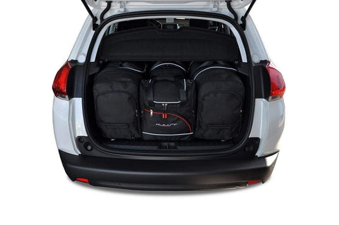 Peugeot 2008 2013-2019 Reistassen Set 4-delig Kofferbak Weekendtassen Auto Op Maat Gemaakt Car Bags