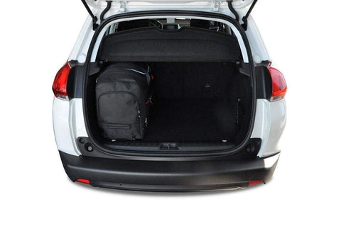 Peugeot 2008 2013-2019 Reistassen Set 4-delig Kofferbak Weekendtassen Auto Op Maat Gemaakt Car Bags