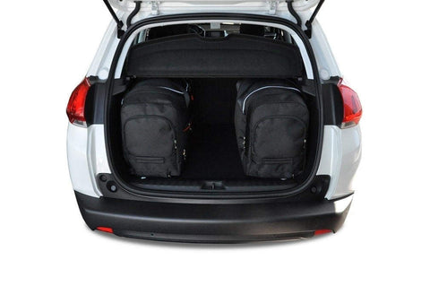 Peugeot 2008 2013-2019 Reistassen Set 4-delig Kofferbak Weekendtassen Auto Op Maat Gemaakt Car Bags