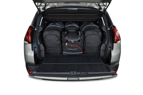 Peugeot 3008 2009-2016 Reistassen Set 4-delig Kofferbak Weekendtassen Auto Op Maat Gemaakt Car Bags