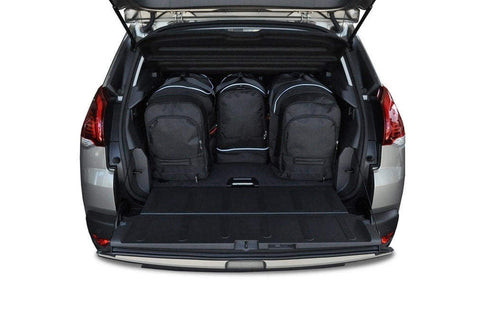 Peugeot 3008 2009-2016 Reistassen Set 4-delig Kofferbak Weekendtassen Auto Op Maat Gemaakt Car Bags