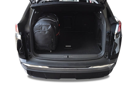 Peugeot 3008 2016+ Reistassen Set 4-delig Kofferbak Trunk Weekendtassen Auto Maat Gemaakt Car Bags