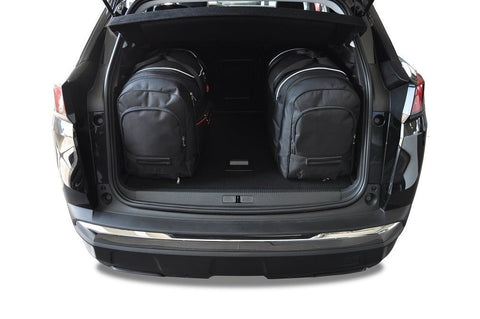 Peugeot 3008 Hybrid PHEV 2019+ Reistassen Set 4-delig Kofferbak Trunk Weekendtassen Auto Car Bags