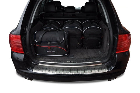 Porsche Cayenne 2002-2010 Reistassen Set 5-delig Trunk Weekendtassen Auto Op Maat Gemaakt Car Bags