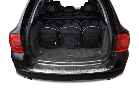 Porsche Cayenne 2002-2010 Reistassen Set 5-delig Trunk Weekendtassen Auto Op Maat Gemaakt Car Bags