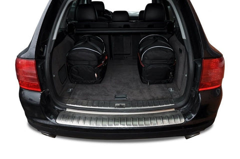 Porsche Cayenne 2002-2010 Reistassen Set 5-delig Trunk Weekendtassen Auto Op Maat Gemaakt Car Bags