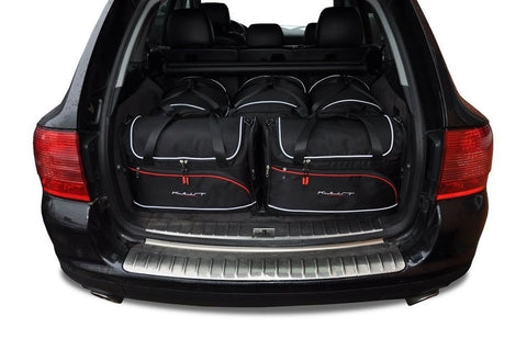 Porsche Cayenne 2002-2010 Reistassen Set 5-delig Trunk Weekendtassen Auto Op Maat Gemaakt Car Bags