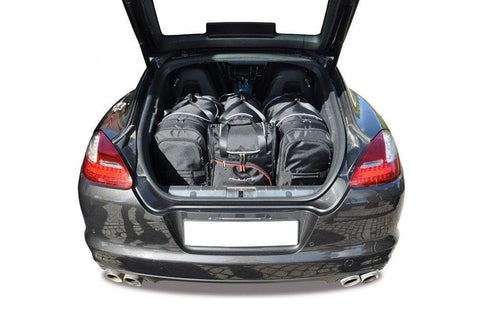 Porsche Panamera 2010-2016 Reistassen Set 4-delig Trunk Weekendtassen Auto Op Maat Gemaakt Car Bags