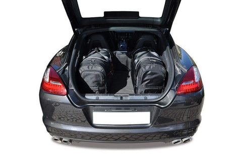Porsche Panamera 2010-2016 Reistassen Set 4-delig Trunk Weekendtassen Auto Op Maat Gemaakt Car Bags