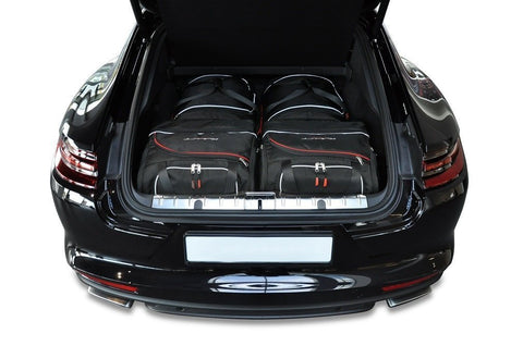 Porsche Panamera E-Hybrid 2016+ Reistassen Set 4-delig Kofferbak Trunk Weekendtassen Auto Car Bags