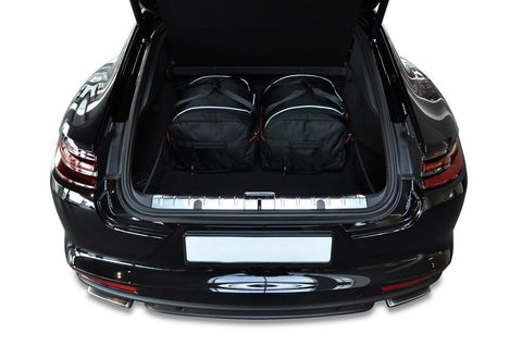 Porsche Panamera E-Hybrid 2016+ Reistassen Set 4-delig Kofferbak Trunk Weekendtassen Auto Car Bags