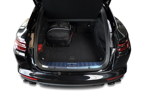 Porsche Panamera ST 2017+ Reistassen Set 4-delig Trunk Weekendtassen Auto Op Maat Gemaakt Car Bags