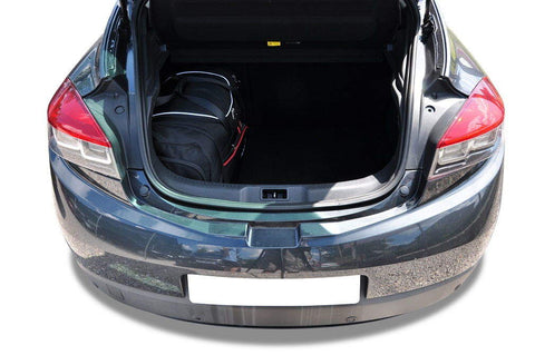 Renault Mégane Coupé 2008-2016 Reistassen Set 4-delig Kofferbak Trunk Weekendtassen Auto Car Bags